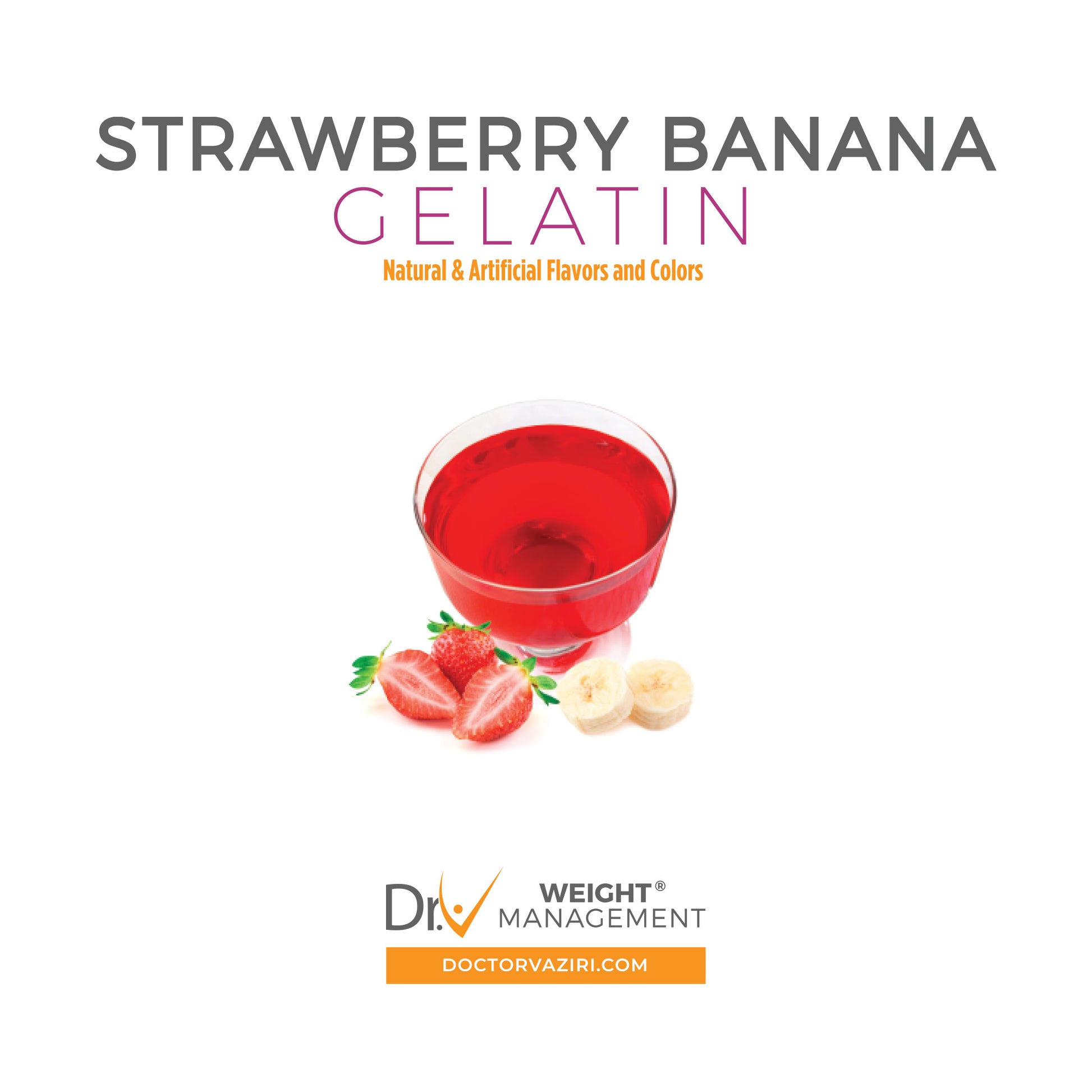 Strawberry Banana Gelatin