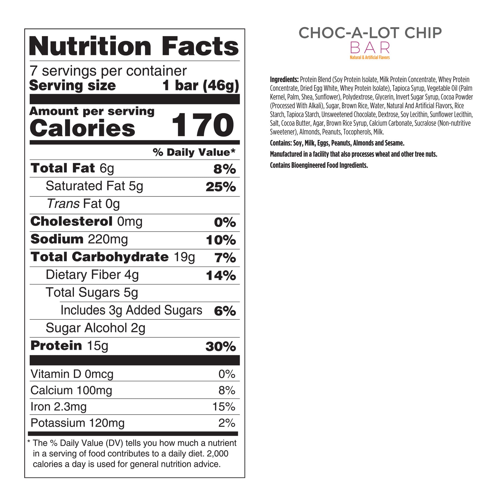 Choc-A-Lot Chip Bar