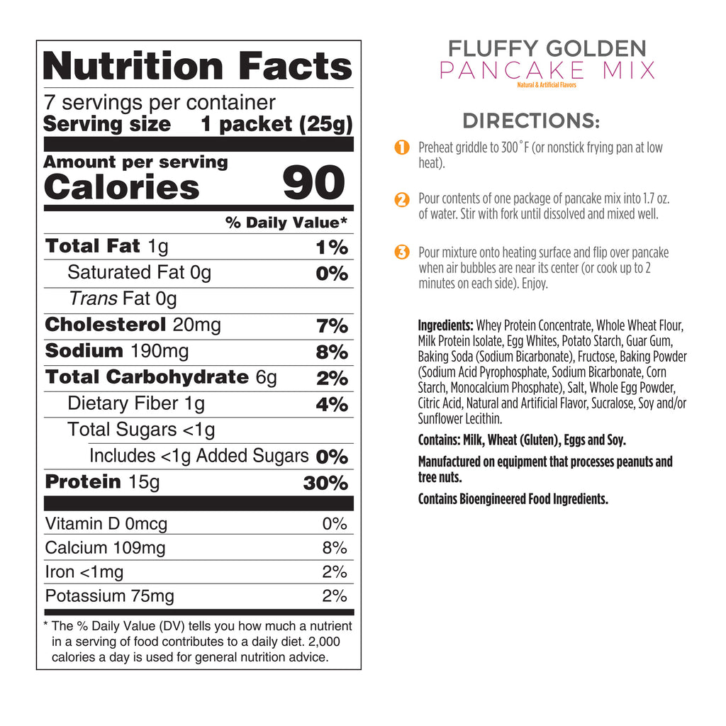 Fluffy Golden Pancake Mix