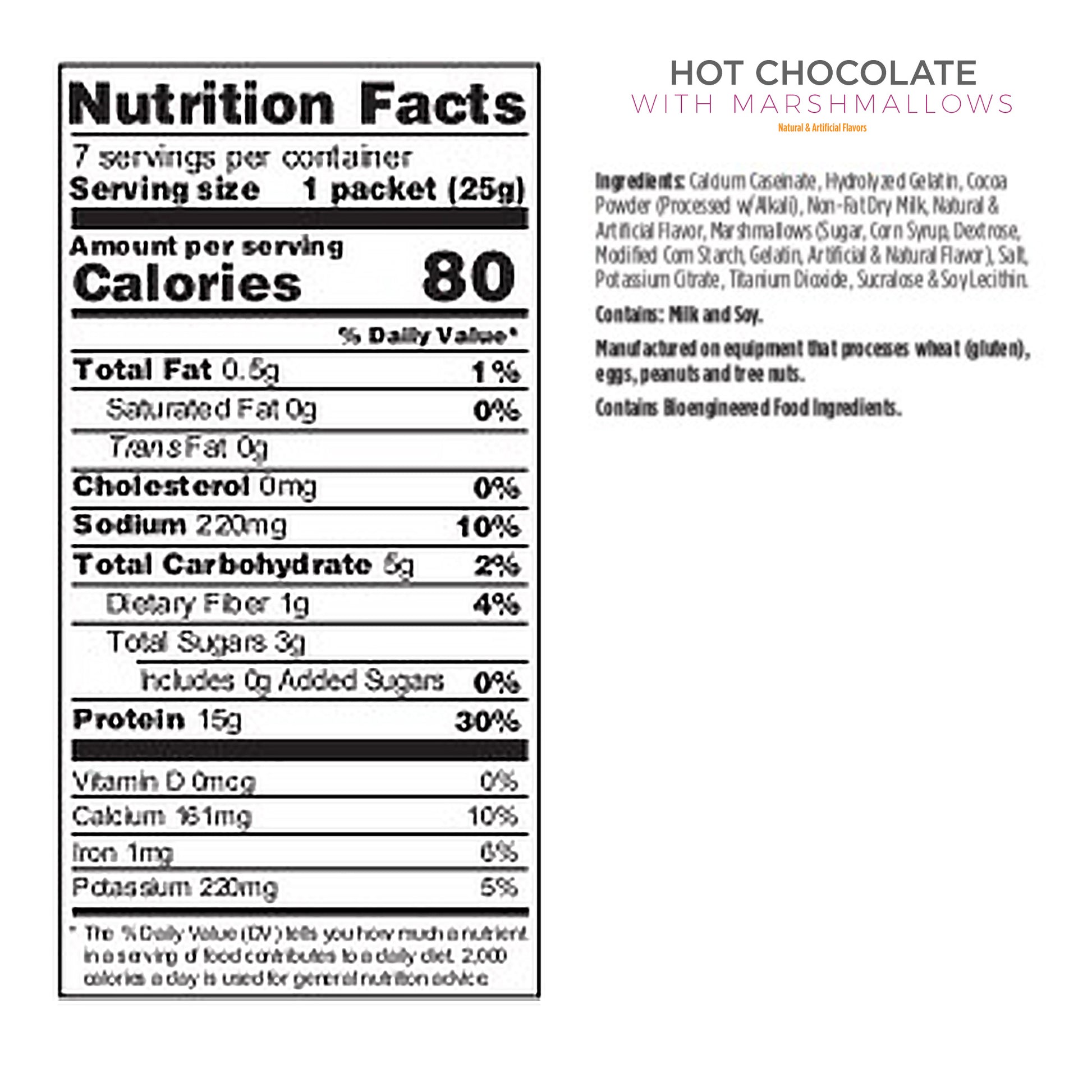 Hot Chocolate with Marshmallows Mix