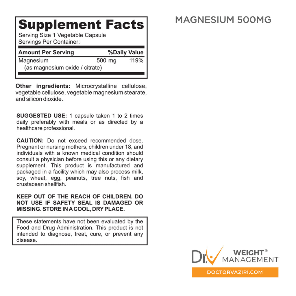 Magnesium 500mg