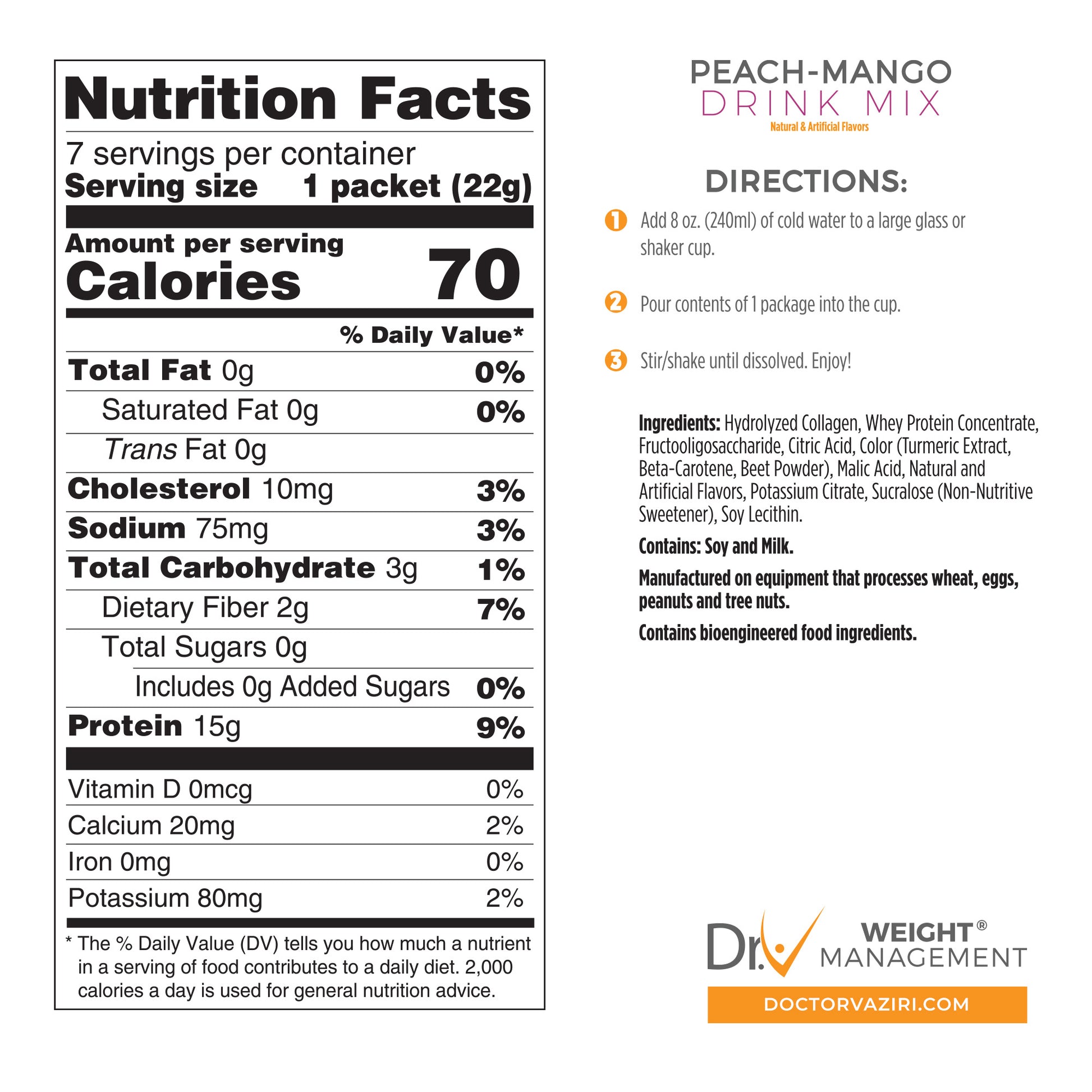 Peach-Mango Drink Mix