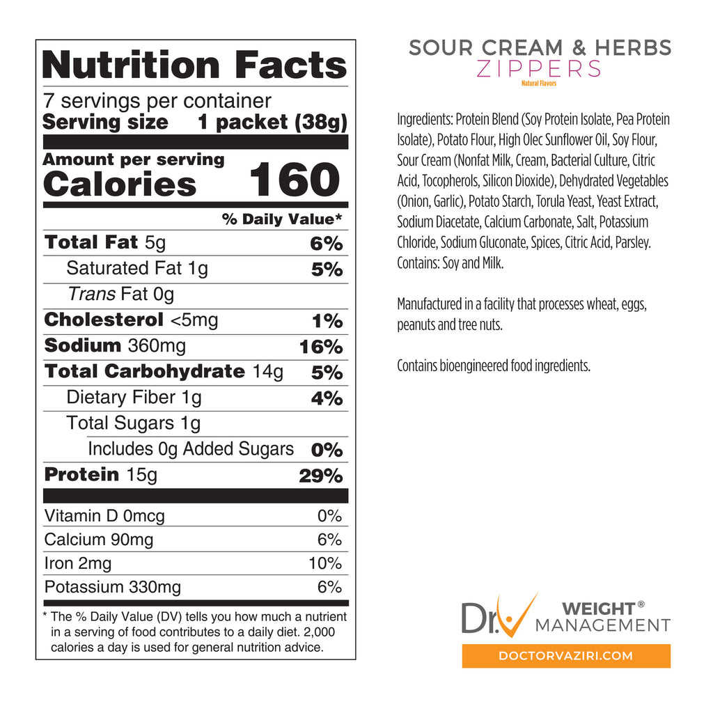 Sour Cream & Fine Herbs Zippers