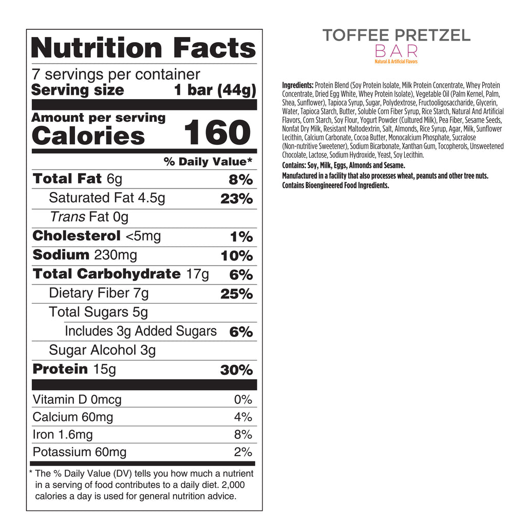 Toffee Pretzel Bar